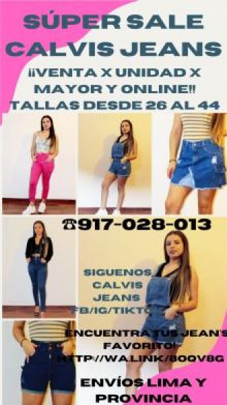 SHORT SUMMER DESDE S 35 a 55 - tenemos JEANS PANTALONES JUMPERS CASACAS SHORT FALDAS OVEROL